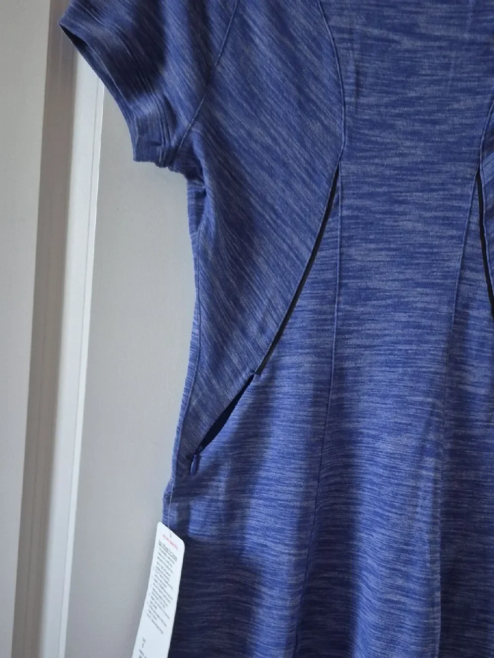 Lululemon & Go Where To Mini Dress Blue Heather 6 Nwt